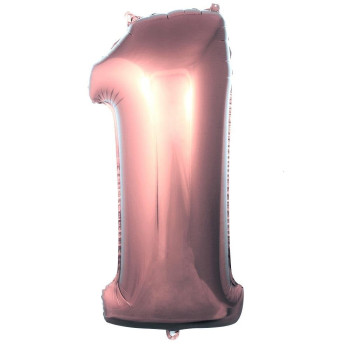 1- RAKAM 40 İNC ROSEGOLD RENK BALON 100 CM 1- RAKAM 40 İNC ROSEGOLD RENK BALON 100 CM