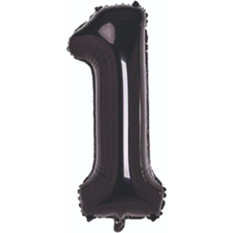 1- RAKAM 40 İNC SİYAH RENK BALON 100 CM 1- RAKAM 40 İNC SİYAH RENK BALON 100 CM