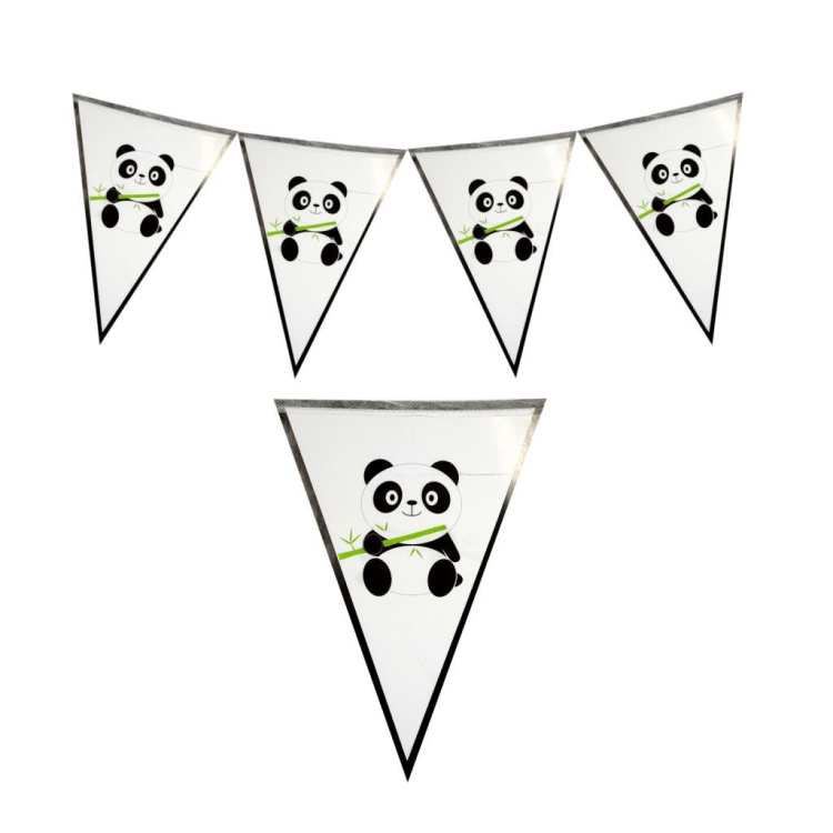 PANDA İYİKİ DOĞDUN ÜÇGEN FLAMA