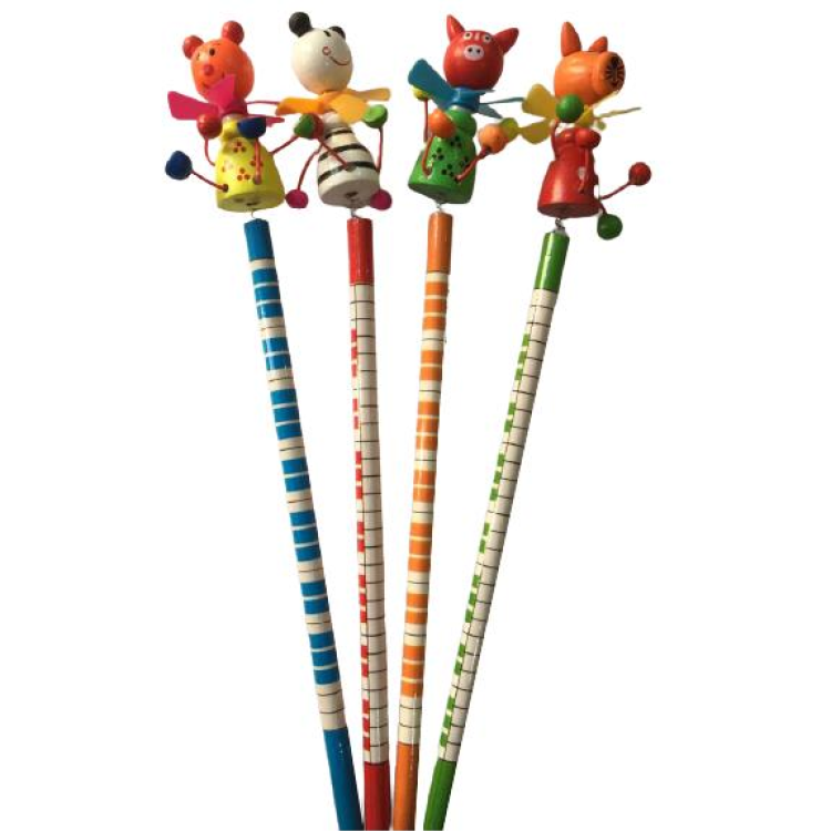 KARAKTER AHŞAP BAŞLIKLI KURŞUN KALEM