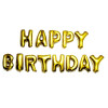 HAPPY BİRTHDAY GOLD SET BALON HAPPY BİRTHDAY GOLD SET BALON