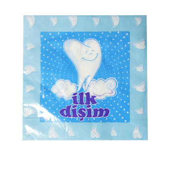 20 Lİ İLK DİŞ MAVİ PEÇETE 20 Lİ İLK DİŞ MAVİ PEÇETE