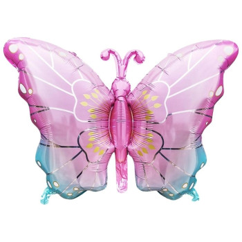 KELEBEK PEMBE-MAVİ FOLYO BALON 79*52,5 KELEBEK PEMBE-MAVİ FOLYO BALON 79*52,5