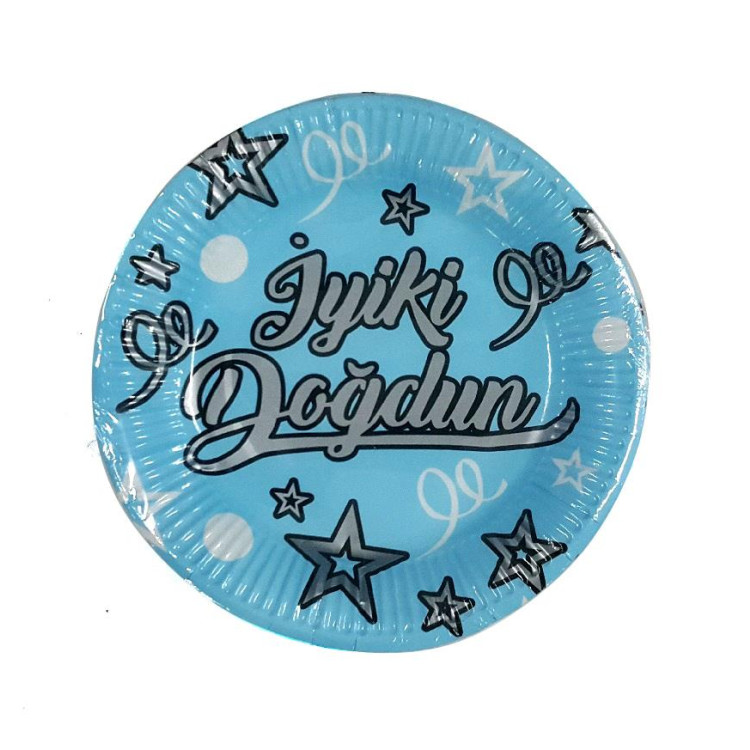 8 Lİ İYİKİ DOĞDUN MAVİ TABAK
