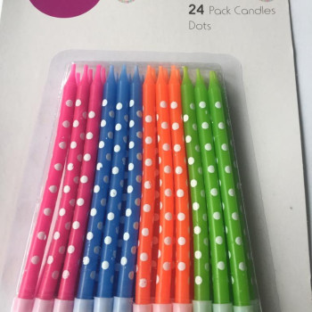 24 LÜ PUANLI RENKLİ MUM 24 LÜ PUANLI RENKLİ MUM