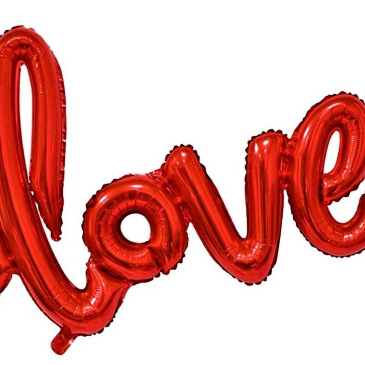 BÜYÜK LOVE KIRMIZI RENK FOLYO BALON 65*108CM BÜYÜK LOVE KIRMIZI RENK FOLYO BALON 65*108CM