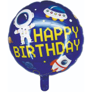 18 İNÇ YUVARLAK UZAY TEMALI HAPPY BİRTHDAY FOLYO BALON 43*43 18 İNÇ YUVARLAK UZAY TEMALI HAPPY BİRTHDAY FOLYO BALON 43*43