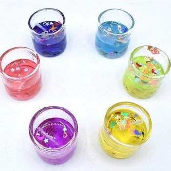 6 LI JEL DENİZ ÜRÜNLÜ CAMDAN BÜYÜK ASETAT KUTULU NATUREL RENGARENK MUM 6 LI JEL DENİZ ÜRÜNLÜ CAMDAN BÜYÜK ASETAT KUTULU NATUREL RENGARENK MUM