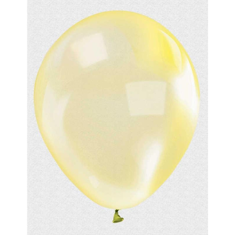 12 BASKI BALONU EXTRA ŞEFFAF SARI 100 LÜ 12 BASKI BALONU EXTRA ŞEFFAF SARI 100 LÜ