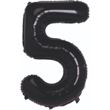 5- RAKAM 34 İNC SİYAH RENK BALON 76 CM