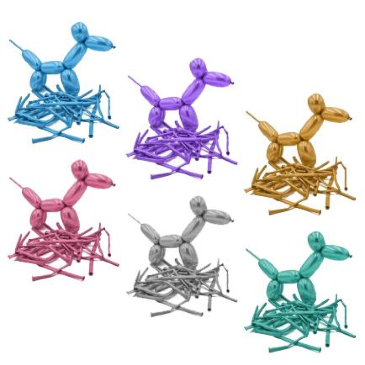 CROM KARIŞIK RENK SOSİS BALON 100 LÜ CROM KARIŞIK RENK SOSİS BALON 100 LÜ