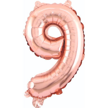 9- RAKAM 34 İNC ROSEGOLD RENK BALON 76 CM