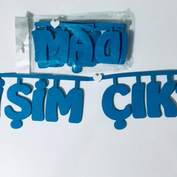 İLK DİŞİM MAVİ KEÇE UZAR YAZI