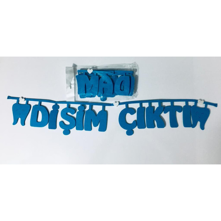 İLK DİŞİM MAVİ KEÇE UZAR YAZI