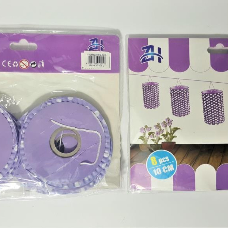 KÜÇÜK BOY PÜSKÜLLÜ FENER AKARDİYON 8 Lİ VİOLET