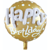 24 İNC 3D YUVARLAK HAPPY BİRTHDAY FOLYO BALON