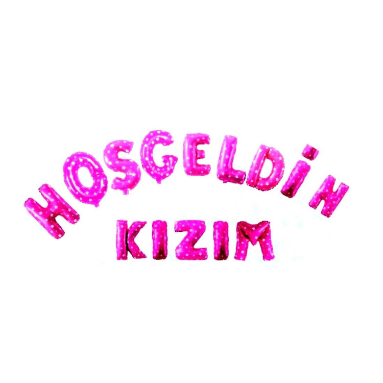 HOŞGELDİN KIZIM PEMBE SET BALON HOŞGELDİN KIZIM PEMBE SET BALON