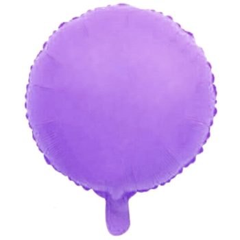 18 İNC YUVARLAK MAKARON MOR FOLYO BALON 43*43 18 İNC YUVARLAK MAKARON MOR FOLYO BALON 43*43