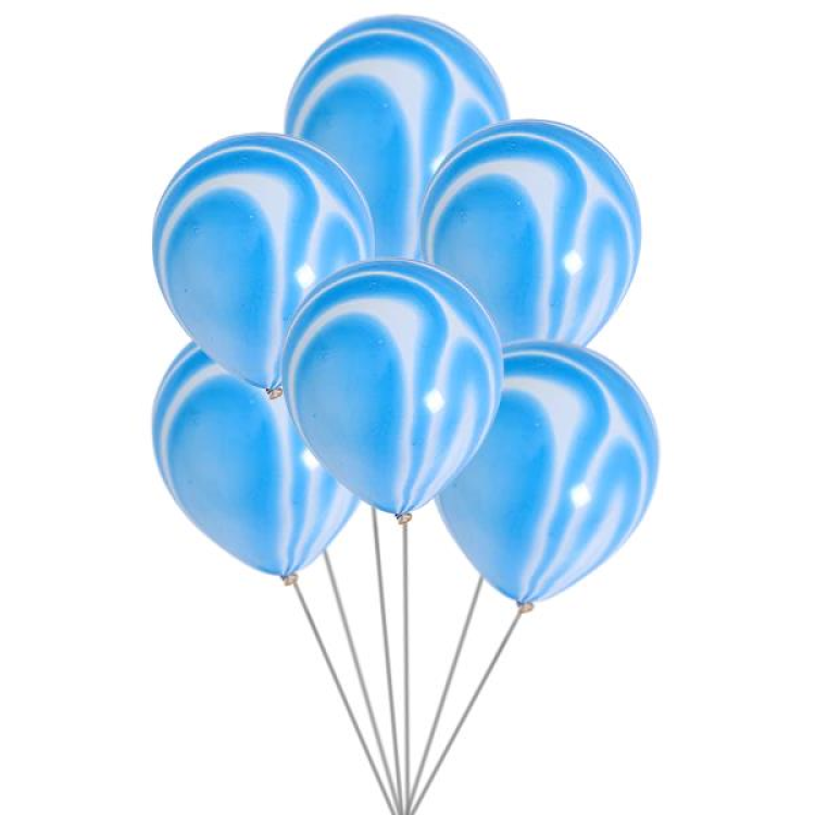 MERMER MAVİ LATEKS BALON 100 Lİ MERMER MAVİ LATEKS BALON 100 Lİ
