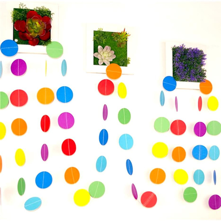 YUVARLAK RENKLİ KAĞIT SÜS 84 LÜ