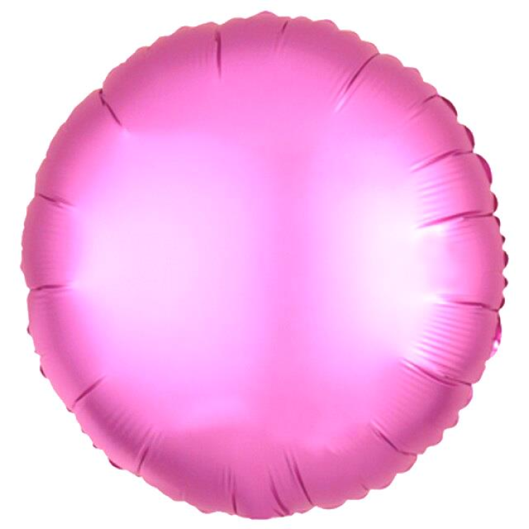 18 İNC YUVARLAK PEMBE RENK FOLYO BALON