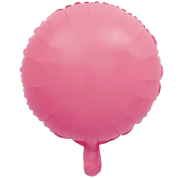 18 İNC YUVARLAK MAKARON PEMBE FOLYO BALON 43*43 18 İNC YUVARLAK MAKARON PEMBE FOLYO BALON 43*43