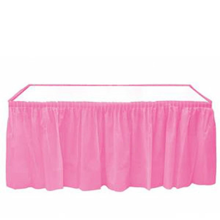 PLASTİK MASA ETEĞİ PEMBE