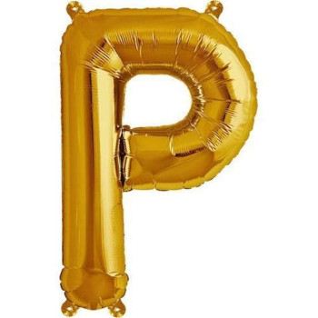 P- HARF 32 İNC GOLD RENK BALON 76 CM P- HARF 32 İNC GOLD RENK BALON 76 CM