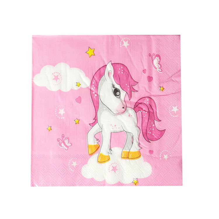 20 Lİ UNİCORN PEMBE PEÇETE
