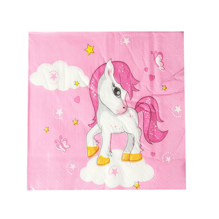 20 Lİ UNİCORN PEMBE PEÇETE