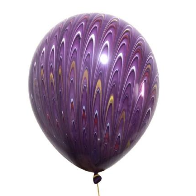 TAVUS KUŞU MOR LATEKS BALON TAVUS KUŞU MOR LATEKS BALON