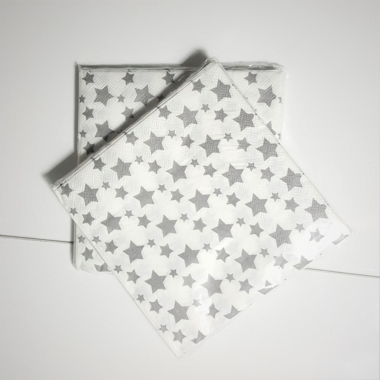 20 Lİ YILDIZLI GÜMÜŞ PEÇETE