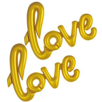 KÜÇÜK LOVE GOLD FOLYO BALON 36*54CM KÜÇÜK LOVE GOLD FOLYO BALON 36*54CM