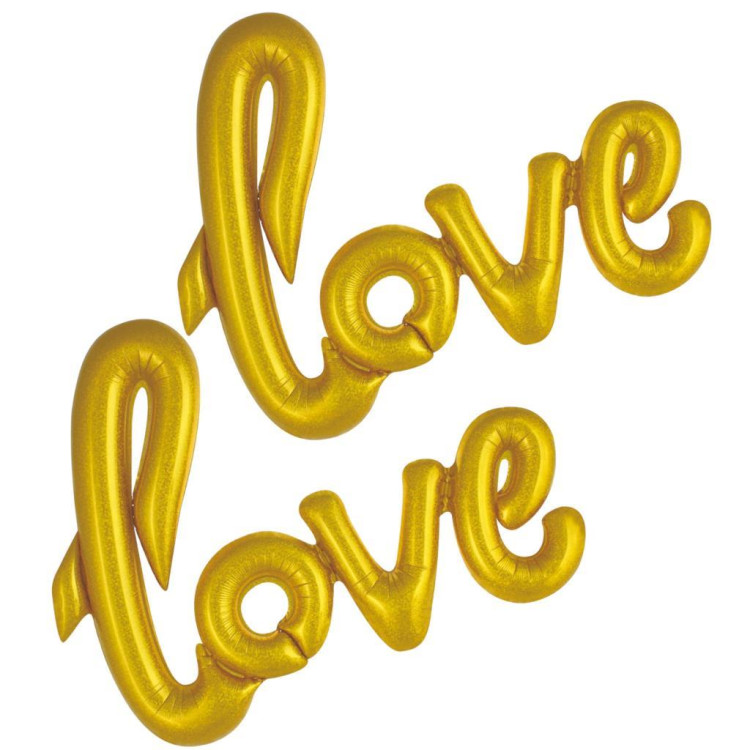 KÜÇÜK LOVE GOLD FOLYO BALON 36*54CM