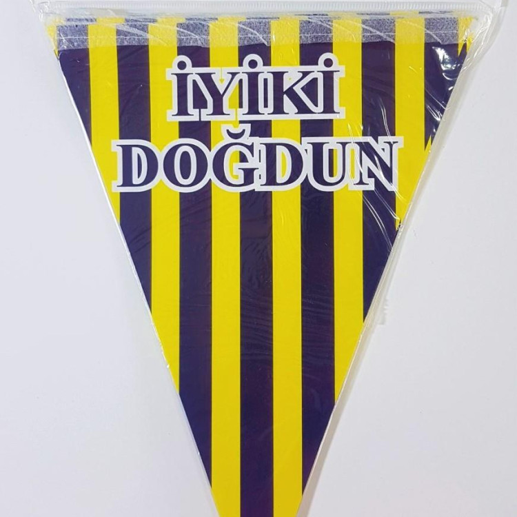 TARAFTAR S-L İYİKİ DOĞDUN ÜÇGEN FLAMA