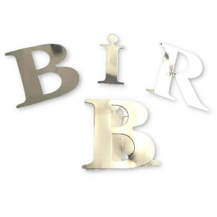 BİR GÜMÜŞ BALON KUTUSU HARFİ