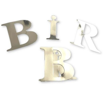 BİR GÜMÜŞ BALON KUTUSU HARFİ