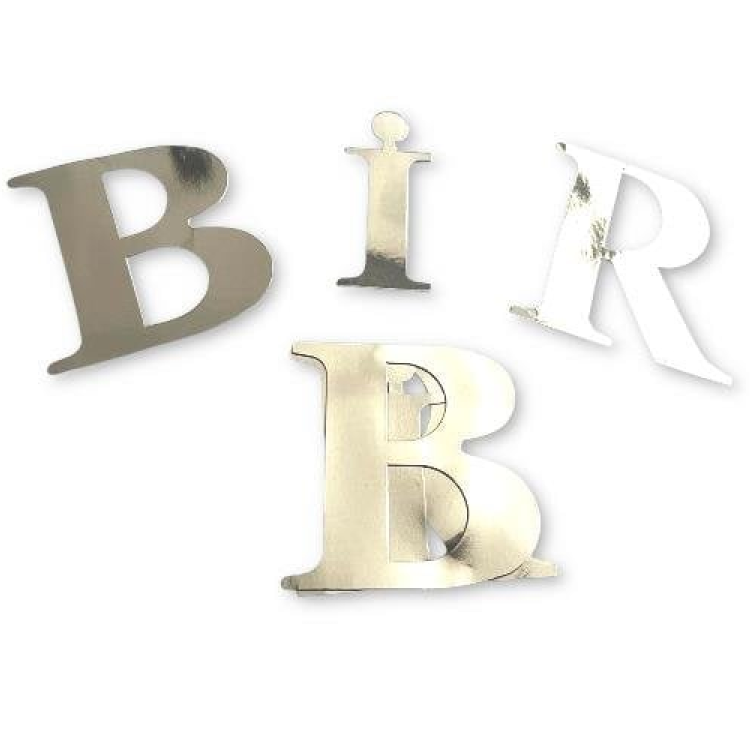 BİR GÜMÜŞ BALON KUTUSU HARFİ