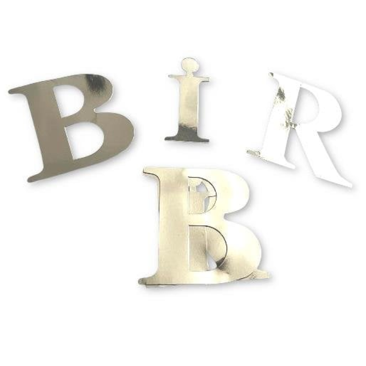 BİR GÜMÜŞ BALON KUTUSU HARFİ