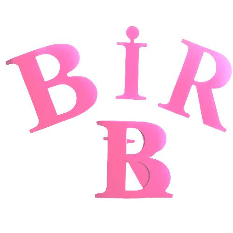 BİR PEMBE BALON KUTUSU HARFİ