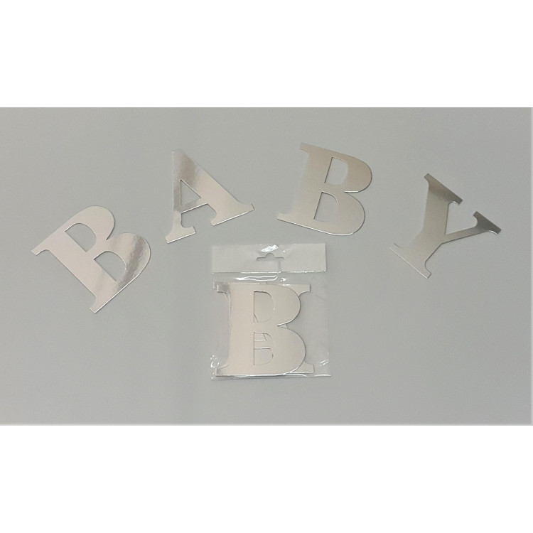 GÜMÜŞ BALON KUTUSU HARFİ