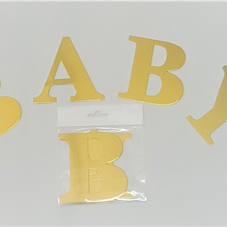 GOLD BALON KUTUSU HARFİ