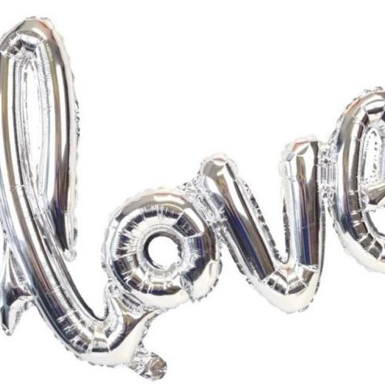 BÜYÜK LOVE GÜMÜŞ RENK FOLYO BALON 65*108CM BÜYÜK LOVE GÜMÜŞ RENK FOLYO BALON 65*108CM