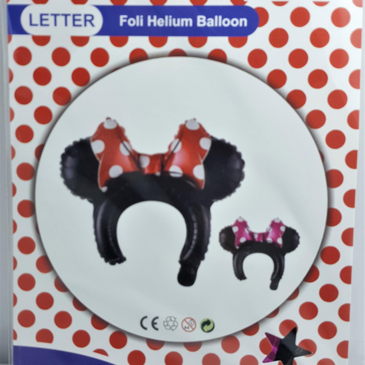 MİNNİE MOUSE TAÇ FOLYO BALON MİNNİE MOUSE TAÇ FOLYO BALON