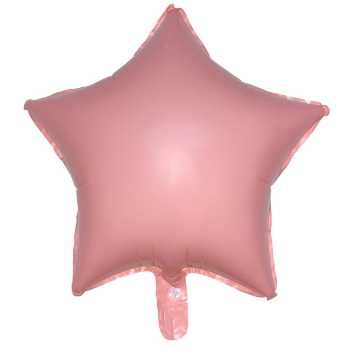 18 İNC YILDIZ MAKARON PEMBE FOLYO BALON 18 İNC YILDIZ MAKARON PEMBE FOLYO BALON