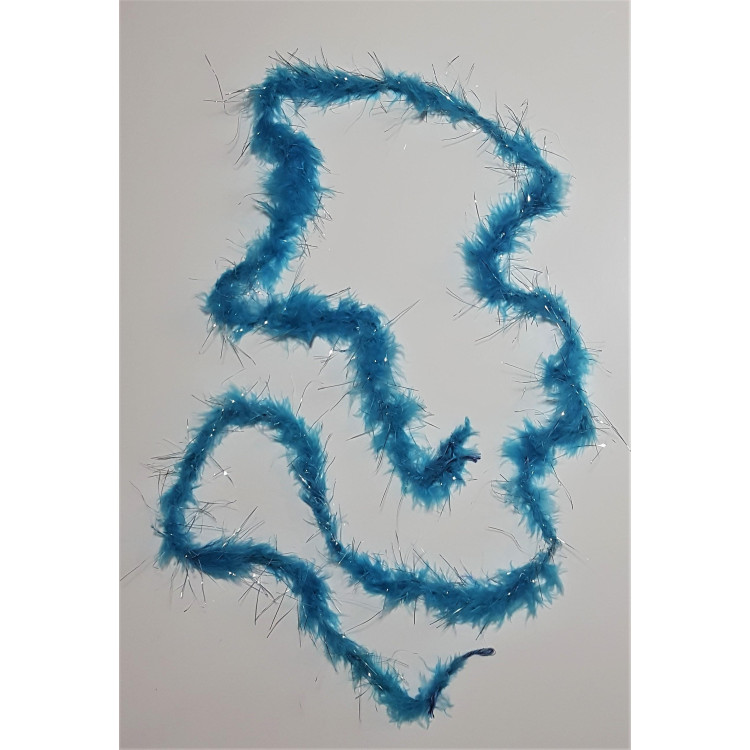 2 MT KEDİ KUYRUĞU MAVİ TÜY 5 CM