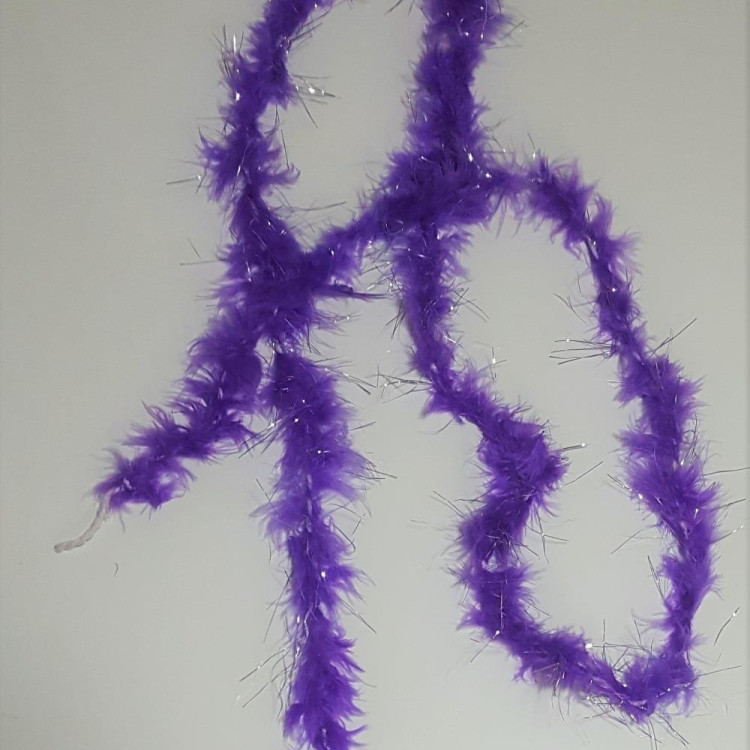 2 MT KEDİ KUYRUĞU MOR TÜY 5 CM
