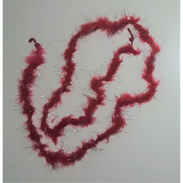 2 MT KEDİ KUYRUĞU KIRMIZI TÜY 5 CM