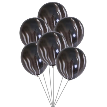 MERMER SİYAH LATEKS BALON 100 Lİ MERMER SİYAH LATEKS BALON 100 Lİ