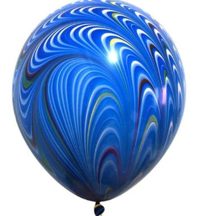 TAVUS KUŞU MAVİ LATEKS BALON TAVUS KUŞU MAVİ LATEKS BALON